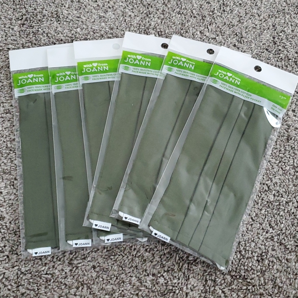 Brand New Joann Masks Pack of 6